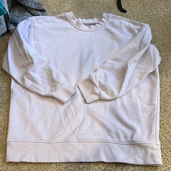 Lululemon Perfectly Oversized Crew Lavender Dew - Picture 1 of 7